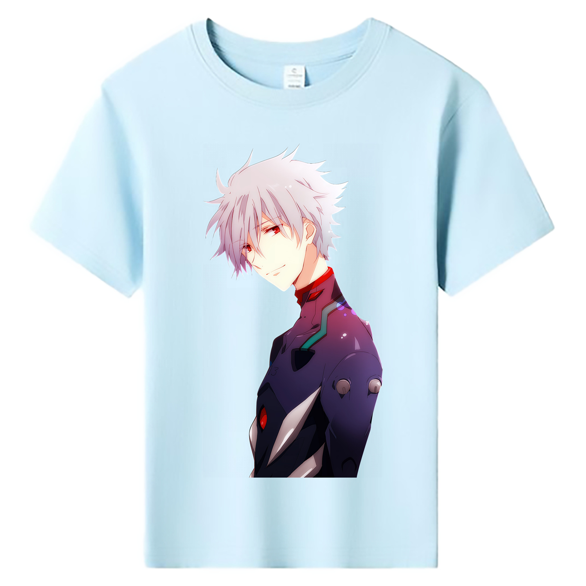 （画像用） EVA 新世紀エヴァンゲリオン 綿100％キッズTシャツ（フロントプリント）